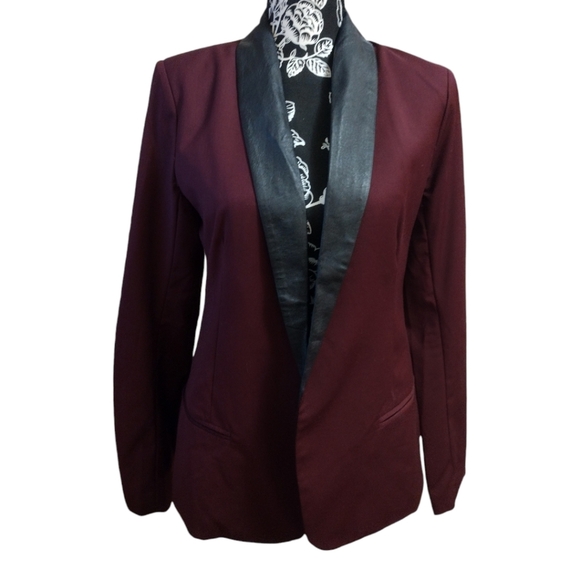 BB Dakota Tuxedo Style Blazer Open Front - Picture 1 of 8